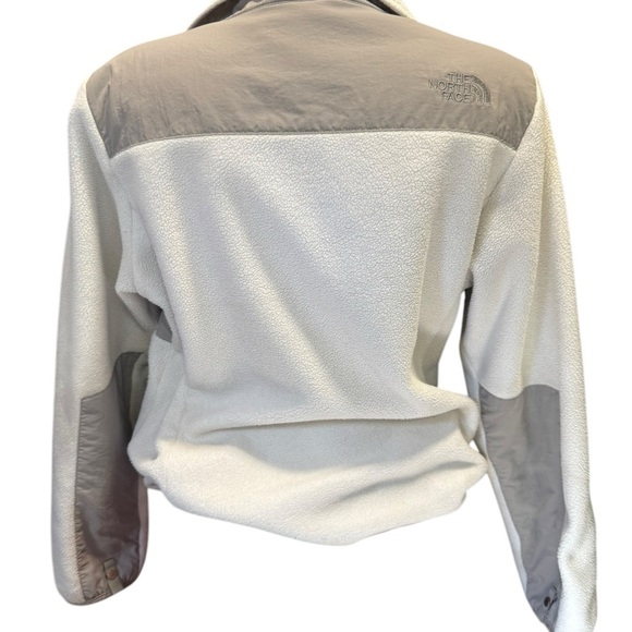 The North Face Girls Jacket Large White Gray Delani Fleece XL 18 Junior Outdoors - Picture 4 of 15
